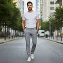 [COMPRE 3 LEVE 5] Calças Masculina De Sarja Retrô Premium