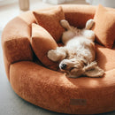Cama Donut Velvet ortopédica Ultra macia e Sofisticada [+BRINDE - ESCADA PET ESPIRAL]