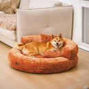 Cama Donut Velvet ortopédica Ultra macia e Sofisticada [+BRINDE - ESCADA PET ESPIRAL]