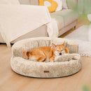 Cama Donut Velvet ortopédica Ultra macia e Sofisticada [+BRINDE - ESCADA PET ESPIRAL]