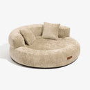 Cama Donut Velvet ortopédica Ultra macia e Sofisticada [+BRINDE - ESCADA PET ESPIRAL]