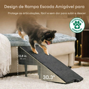 [COMPRE 1 LEVE 2] Escada & Rampa Dobrável para Pets [+BRINDES] Pelúcia + Escadinha