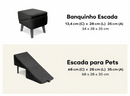 [COMPRE 1 LEVE 2] Escada & Rampa Dobrável para Pets [+BRINDES] Pelúcia + Escadinha