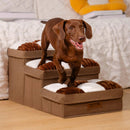 [OFERTA DE NATAL] Escada Para Pet Artesanal com Espaço Interno + Brinde