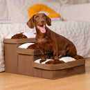 [OFERTA DE NATAL] Escada Para Pet Artesanal com Espaço Interno + Brinde