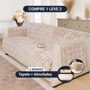 [COMPRE 1 LEVE 2] Capa de  Sofá SoftGuard [BRINDES] Kit almofadas + Tapete