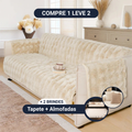 [COMPRE 1 LEVE 2] Capa de  Sofá SoftGuard [BRINDES] Kit almofadas + Tapete