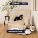 [COMPRE 1 LEVE 2] Capa de  Sofá SoftGuard [BRINDES] Kit almofadas + Tapete