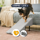 [COMPRE 1 LEVE 2] Escada & Rampa Dobrável para Pets [+BRINDES] Pelúcia + Escadinha