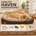Cama Pet Haven em Tecido Premium de Alta Densidade [+Brindes Exclusivos - ESCADINHA PET + PELUCIA]