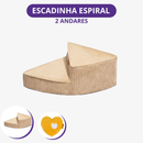 [Pague 1 Leve 2] Escada Espiral Pet Orbit em Espuma e Corduroy (Subida Suave e Segura!)
