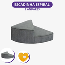 [Pague 1 Leve 2] Escada Espiral Pet Orbit em Espuma e Corduroy (Subida Suave e Segura!)