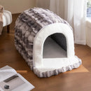 [ÚLTIMAS UNIDADES] Cama Ortopédica Caverna - Escadinha Pet + Pelúcia de BRINDE