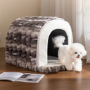 [ÚLTIMAS UNIDADES] Cama Ortopédica Caverna - Escadinha Pet + Pelúcia de BRINDE
