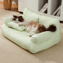 Cama Pet Unissex Glaciar em Tecido Ice Silk (Frescor e Conforto Absoluto!) +BRINDES [ESCADA PET + PELÚCIA]