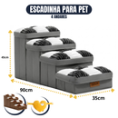[COMPRE 1 LEVE 2] Escada Para Pet Artesanal com Espaço Interno + 2 Brindes Incríveis