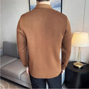 [COMPRE 1 LEVE 2] Camisa Layer ™ com Efeito Cardigan e Design de Sobreposição