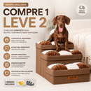 [Pague 1 Leve 2] Escada Para Pet Summit em MDF e Estofado (Saúde e Mobilidade Máxima!)
