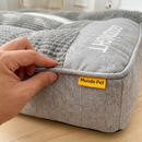 [Brindes Exclusivos [ESCADINHA PET + PELUCIA]] Cama Pet Haven em Tecido Premium de Alta Densidade (Oásis de Conforto para a Coluna!)
