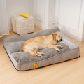 [Brindes Exclusivos [ESCADINHA PET + PELUCIA]] Cama Pet Haven em Tecido Premium de Alta Densidade (Oásis de Conforto para a Coluna!)